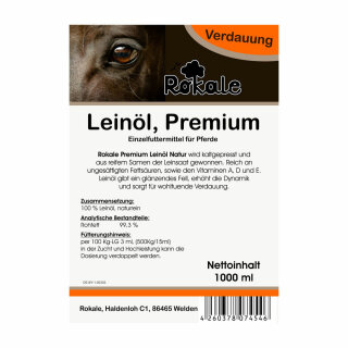 Rokale Leinöl natur 1 L