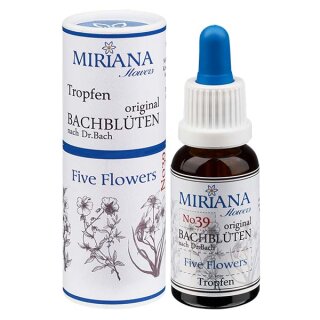 Miriana Pet 39 Five Flowers Tropfen 20 ml